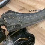 No.001：シートポストとフェンダーリペア
