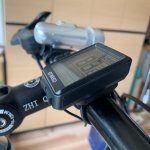 サイクルコンピュータ取付